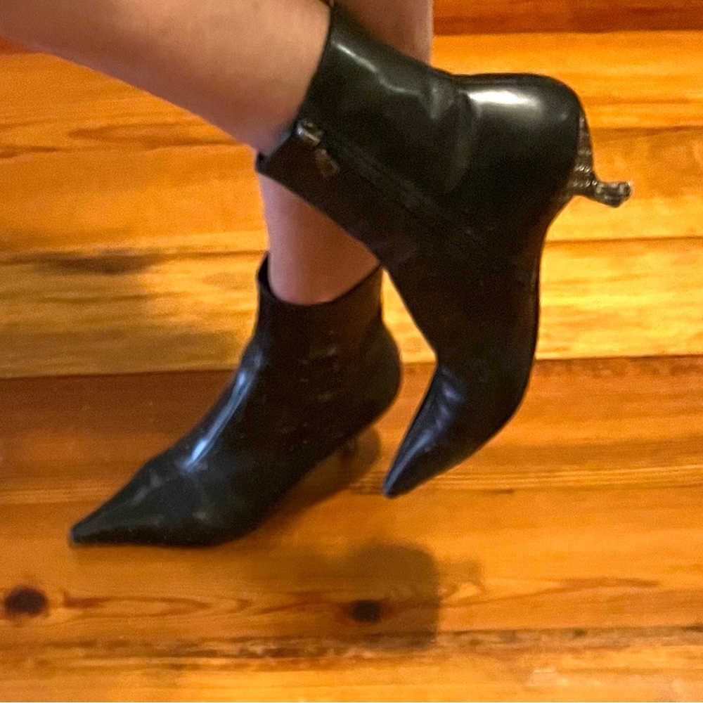 PRADA Booties Size 37 Black - Picture 6 of 6